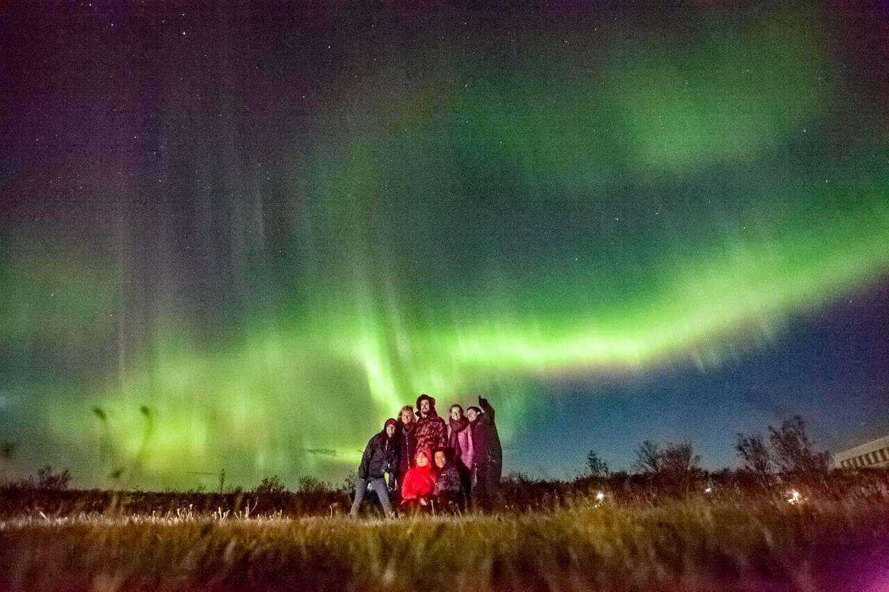 Aurora in Iceland on nicetravel tour