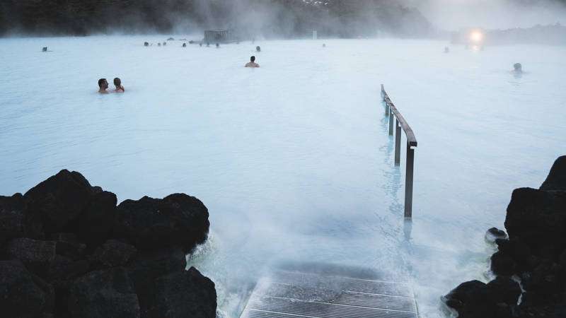 Golden Circle, Blue Lagoon & Kerid Volcano steamy blue lagoon
