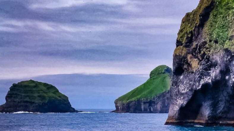 Vestmannaeyar (Westman Islands) at sundown