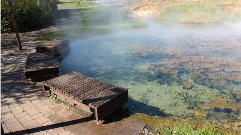 geothermal foot baths in Iceland