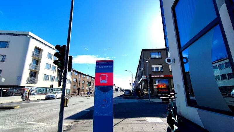 Bus Stop 9 - Snorrabraut Reykjavik
