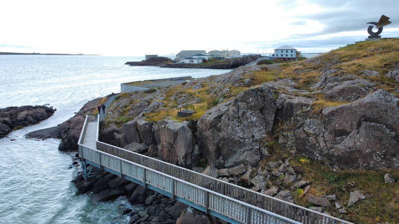 Borgarnes Shore Walks ocean view