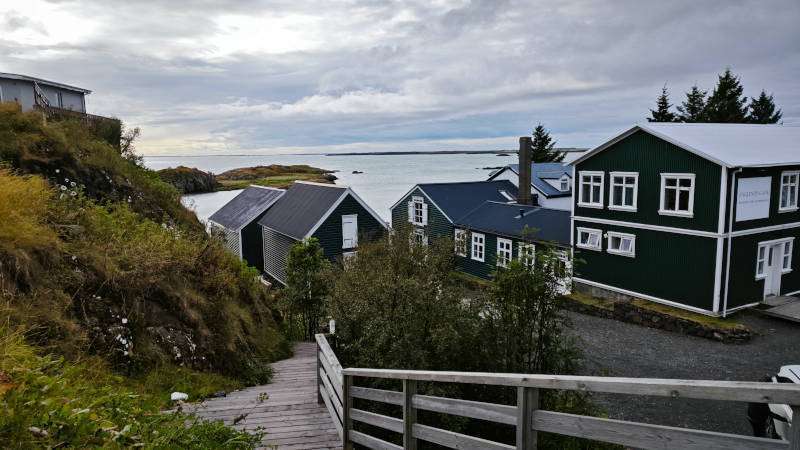 Borgarnes Town bay view