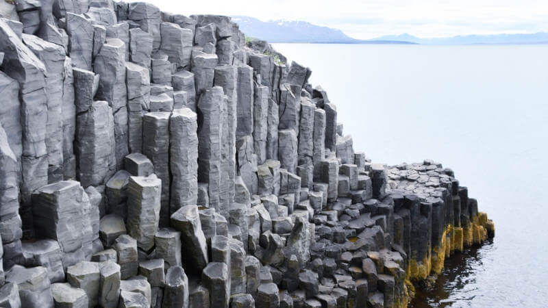 Hofsós Basalt Columns by the ocean