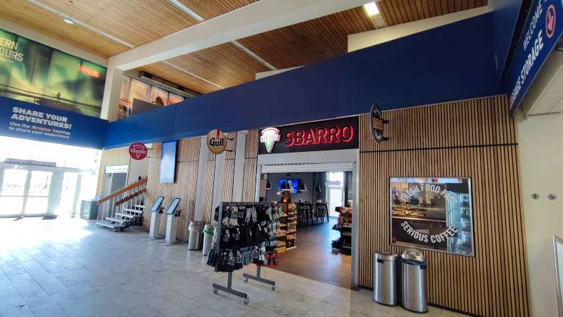 BSÍ Bus Terminal inside
