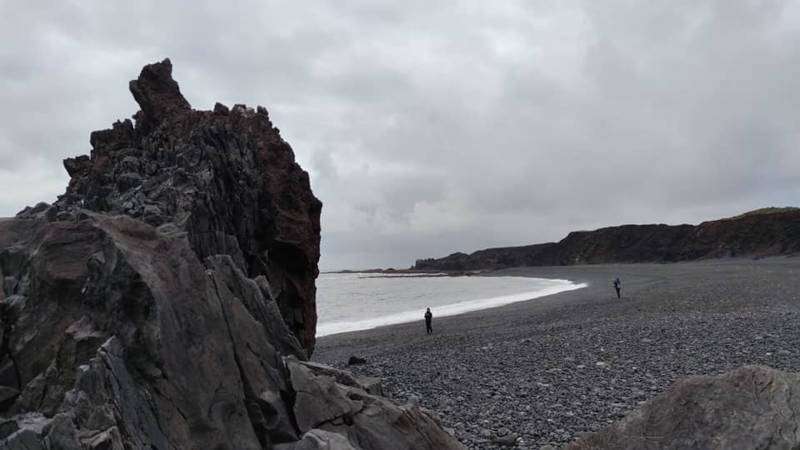 Djúpalónssandur on a dark day