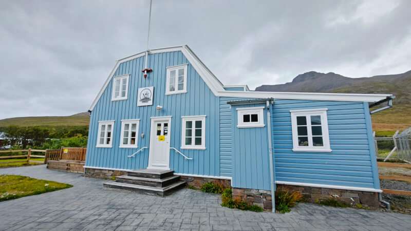 Blue Building Iceland
