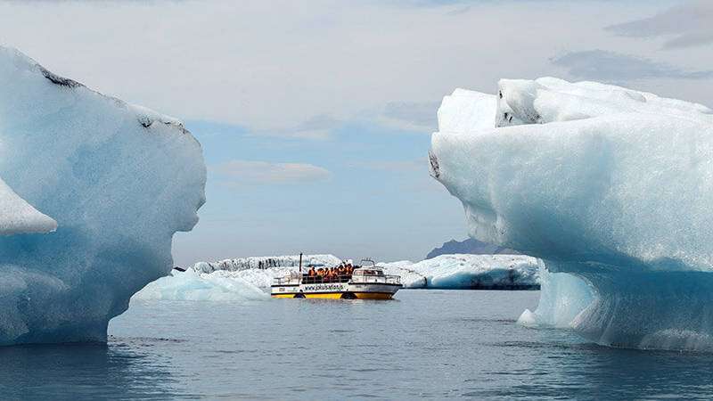 Optional Boat Tour at glacier lagoon Nicetravel southcoast tour