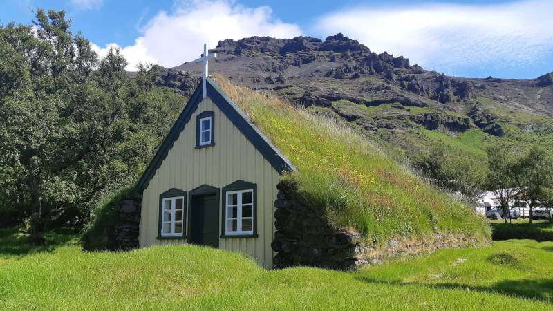 Icelandic turf church