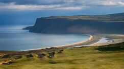 Breiðavík Bay panoramic view