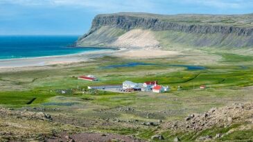 Breiðavik Hotel during Westfjords Tours